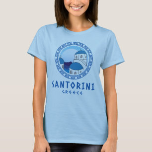 T-shirt Santorin, Grèce Femmes