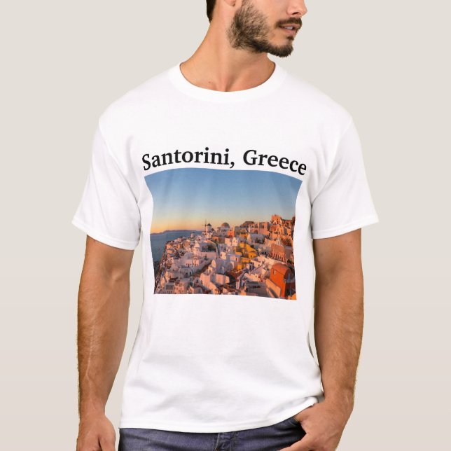 T-shirt Santorin, Grèce Souvenir (Devant)