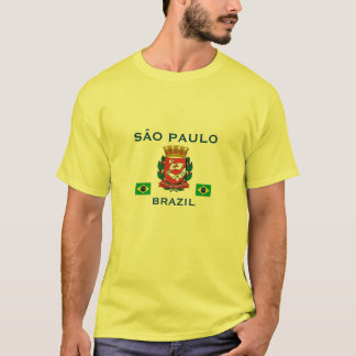 T-shirt SÃO PAULO, CHEMISE de COUTUME du Brésil