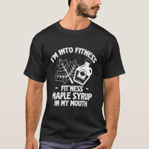 T-shirt Sap Maple Tree Tapping Fit'Ness Maple Sirop Dans M