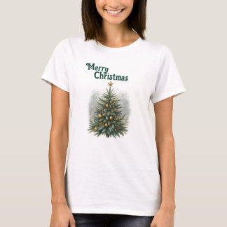 T-shirt Sapin de Noël au pin confortable 
