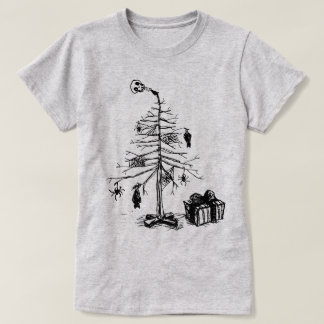 T-shirt Sapin de Noël gothique