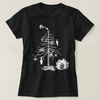 T-shirt Sapin de Noël gothique
