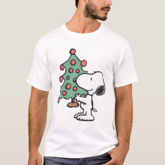 T-shirt sapin de noël snoopy