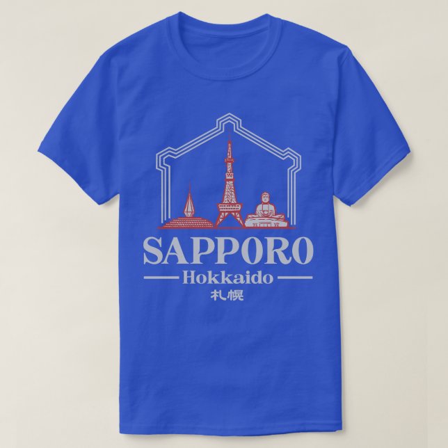 T-shirt Sapporo Japon (Design devant)