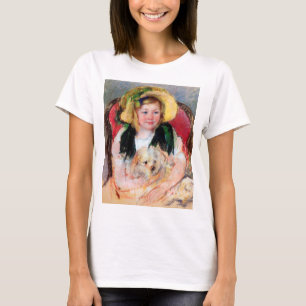 T-shirt Sara avec son chien, Cassatt