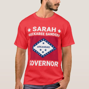 T-shirt Sarah Huckabee Sanders Gouverneure Drapeau de l'Ar