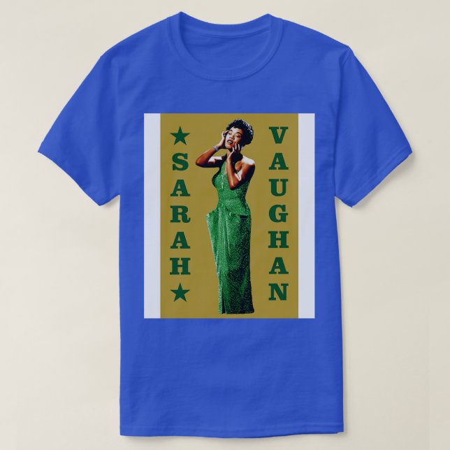 T-shirt Sarah Vaughan 1 (Design devant)