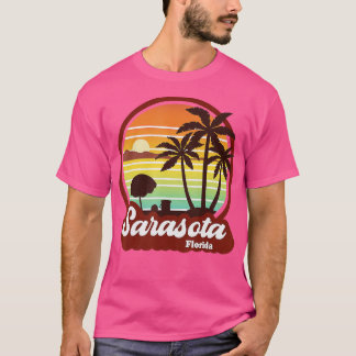 T-shirt Sarasota Florida Beach Vintage Retro 80s Summer Va
