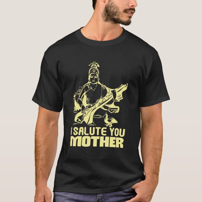 T-shirt Sarasvati Hindu (Devant)