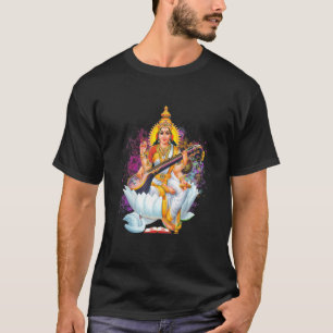 T-shirt Saraswati Holi Day Troisième Oeil Isha Hindu Linga