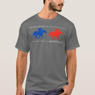 T-shirt Saratoga Springs New York Horse Racing Jockey T-Sh