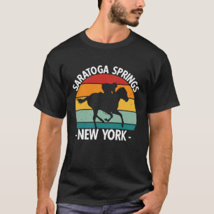 T-shirt Saratoga Springs New York Toga Horse Racing 1