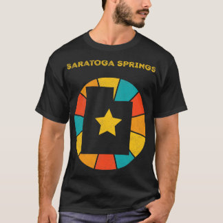 T-shirt Saratoga Springs Utah Souvenir Vintage