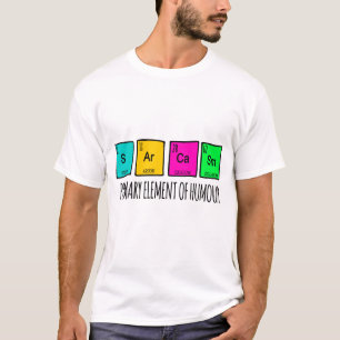 T-shirt Sarcasme Principaux Éléments De L'Humour
