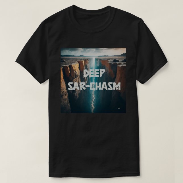 T-shirt Sarcasme profond (Design devant)