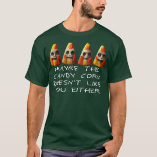 T-shirt Sarcastic Candycorn Group of Halloween Outcasts 12