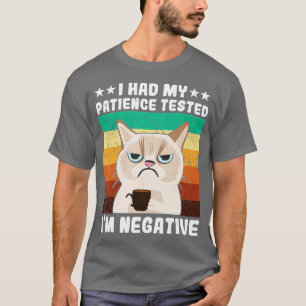T-shirt sarcastique drôle dire que j'ai eu ma patience tes