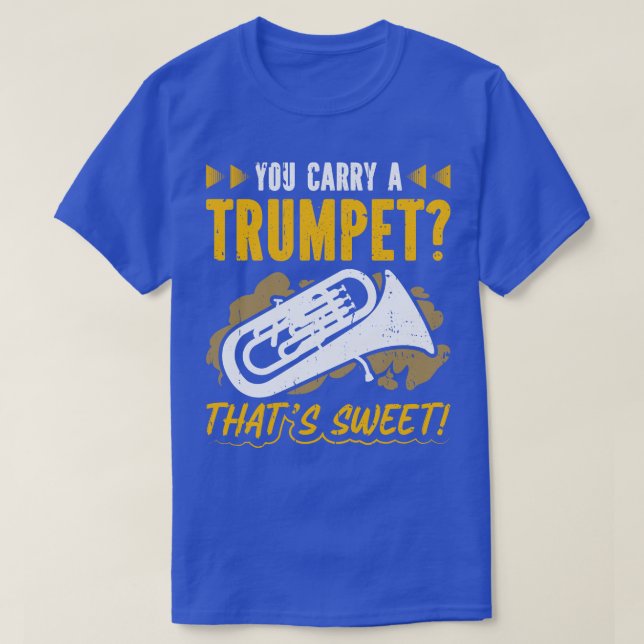 T-shirt Sarcastique Euphonium Player Citation Bande de Mar (Design devant)