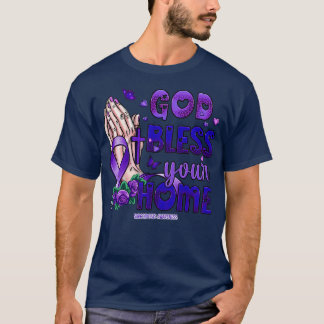 T-shirt Sarcoïdose Sensibilisation Dieu bénisse la foi ho