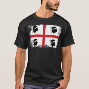 T-shirt Sardaigne Sardaigne Drapeau Sardaigne