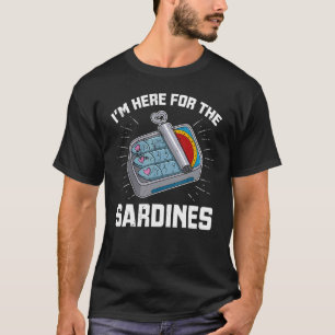 T-shirt Sardine anchois poissons plats de poisson cuisine 