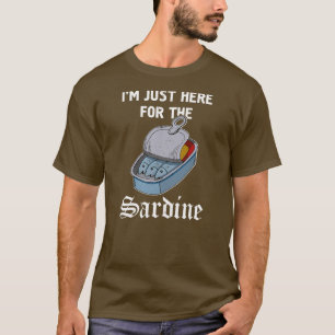 T-shirt Sardine anchois poissons plats de poisson cuisine