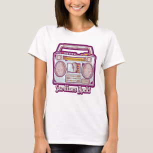 T-shirt Sardines amusantes en chaîne stéréo