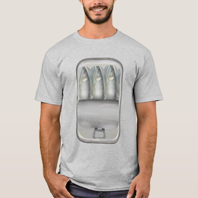 T-shirt Sardines dans une boîte (Devant)