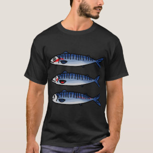 T-shirt Sardines idiotes et mignonnes