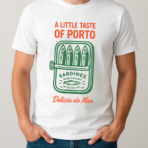 T-shirt Sardines Poisson épais Retro Été graphique pour ho