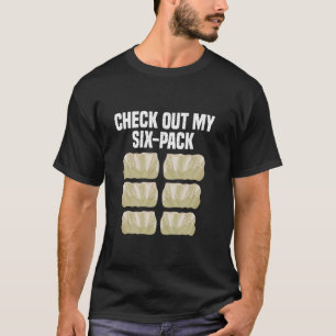 T-shirt Sarmale Six Pack Snack Roumain Foodies Serbes Sa