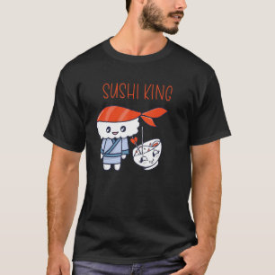 T-shirt Sashimi japonais nourriture Sushi King Saumon Sush