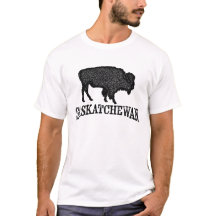 T-shirt Saskatchewan - Bison Buffalo