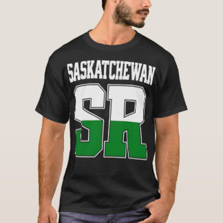 T-shirt Saskatchewan SR Varsity Conception inspirée
