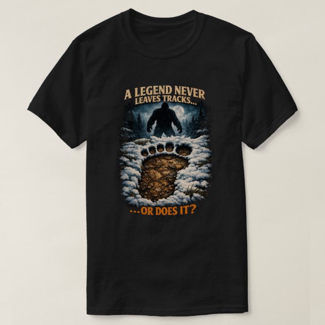 T-shirt Sasquatch Bigfoot (Design devant)