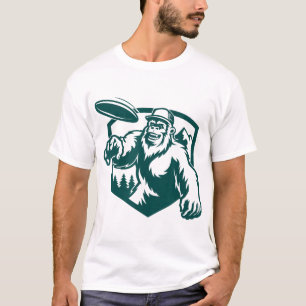 T-shirt Sasquatch Disc Golf Disque de Golf en Plein Air Gr