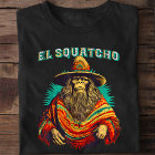 T-shirt Sasquatch El Squatcho Bigfoot