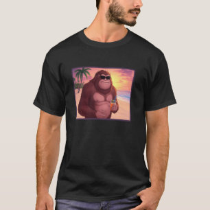 T-shirt Sasquatch en vacances drôle