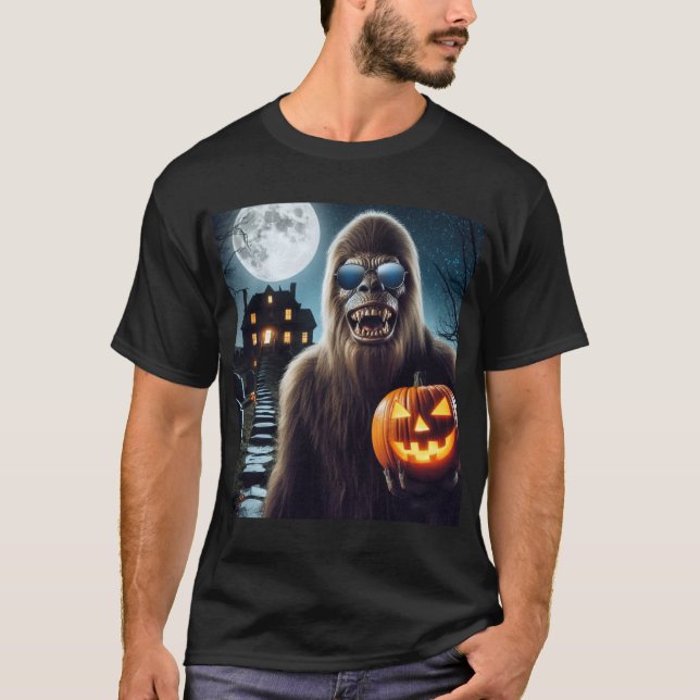 T-shirt Sasquatch sur Halloween (Devant)