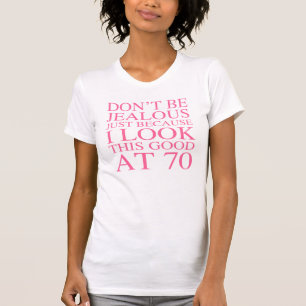 T-shirt Sassy 70e anniversaire pour les femmes