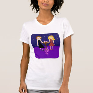 T-shirt Sassy Girls Night Out Fun Dessin Flirty