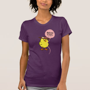 T-shirt Sassy Retraité Chick