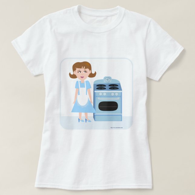 T-shirt Sassy Sweet Fifties Housewoman Kitsch Art (Design devant)