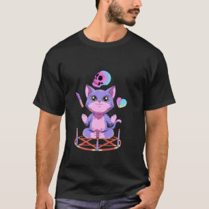 T-shirt Satan Cat Pastel Goth Et Nu Goth