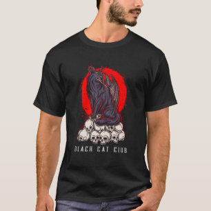 T-shirt Satan Chat Satanic Démon Diable Kitten 666 Chat Oc
