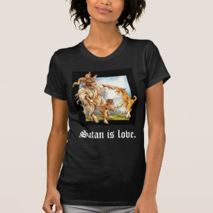 T-shirt Satan est amour