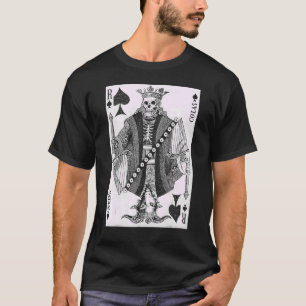 T-shirt Satan Est King Skeleton Costume Halloween