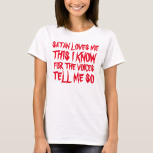 T-shirt Satan m'aime chemise