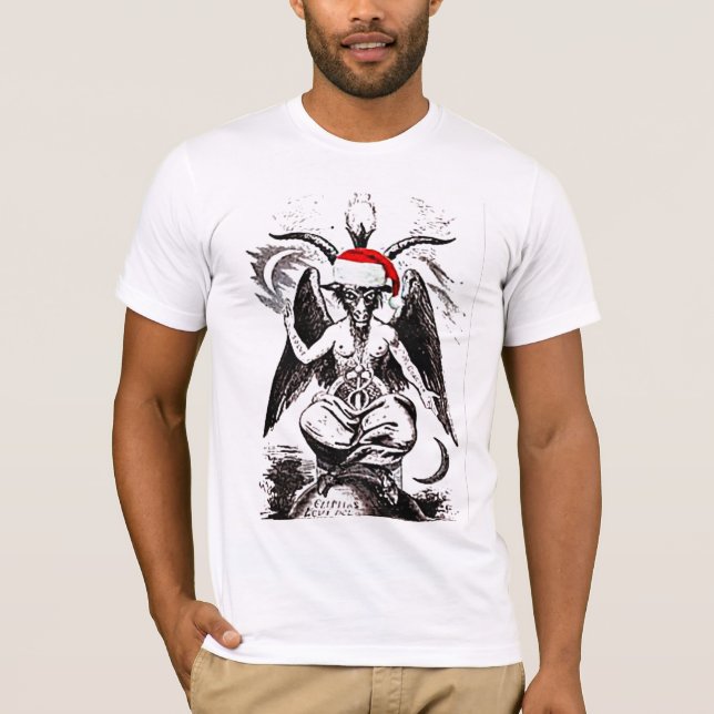 T-SHIRT SATAN PÈRE NOËL (Devant)